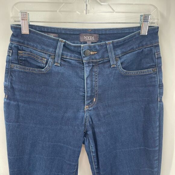 NYDJ Womens Alina Ankle Jeans Skinny Stretch Denim Medium Wash Blue Size 6 - Picture 12 of 14